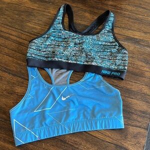 NIKE sports bra bundle | size l & xl